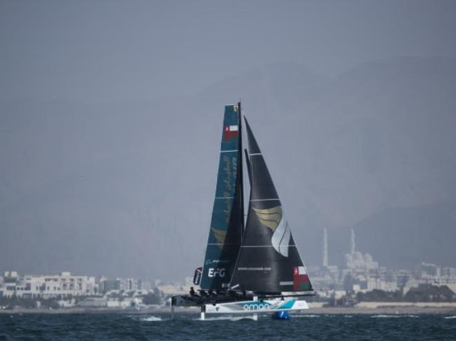 Extreme Sailing Series Act 1 in Muscat © Lloyd Images http://lloydimagesgallery.photoshelter.com/